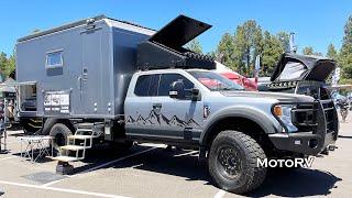 Ford F550 XLT OffRoad Performance 4x4 Camper Logic Composite Body Boxer [upl. by Theresina]