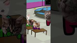 Kittens and Cat😍Compilation Shorts 1👍😜👌Cup Song😄🤔Baby Shark Song [upl. by Salohcin]