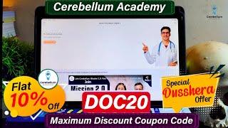 Cerebellum Academy Flat 10 off Dusshera Offer Flat 10 off in Cerebellum Academy Coupon Code [upl. by Ranee364]