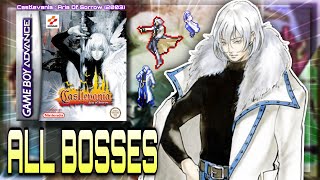 Castlevania Aria Of Sorrow  All Bosses Casual Run [upl. by Bozovich]