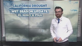 California Drought Where are the winter storms And tracking El Niño [upl. by Lavine]