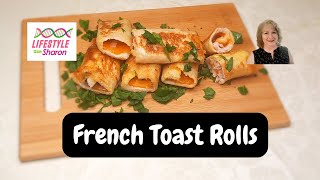 French Toast Rolls  Savoury French Toast Recipe  LifeStyle With Sharon  sharon [upl. by Kaylil370]