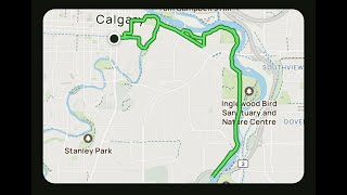 Cycling 12 Along Bow River [upl. by Nikaniki]