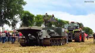 CLAAS XERION 5000 vs VT34 Bergepanzer pulling [upl. by Repotsirhc471]