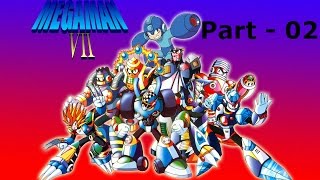 Lets Play Megaman VII  Part 02 Frozen Junk [upl. by Niawtna]