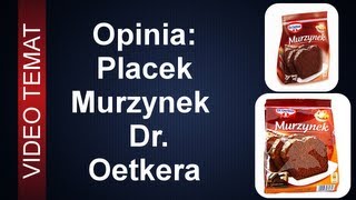 Ciasto Murzynek Dr Oetkera  Opinia [upl. by Cynth]