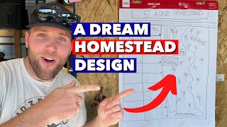 DESIGNING THE ULTIMATE 5 ACRE HOMESTEAD FROM SCRATCH [upl. by Aicsila]