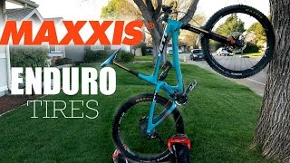 Maxxis Enduro Tire LineUp Breakdown amp Review [upl. by Roselba34]