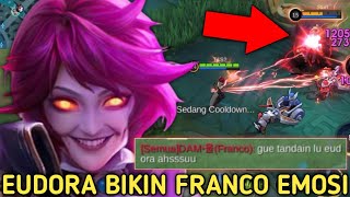 EUDORA BIKIN TANK MUSUH EMOSI BERAT KALI INI PAPA FRANCO YANG JADI KORBAN MOBILE LEGENDS [upl. by Carol55]