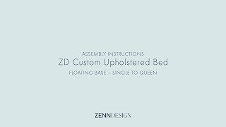 Bed Assembly Instructional Video – Single to Queen Floating Frame [upl. by Nett766]