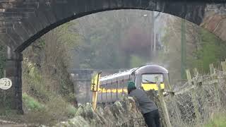 CrossCountry HST 43285 and 43301 passing Chevin [upl. by Abie]