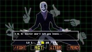 Undertale ENTRY NUMBER SEVENTEEN W D Gaster battle theme [upl. by Spancake552]