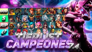 PALADINS TIERLIST DE LOS CAMPEONES MAS OP EN EL PARCHE 74  PALADINS 2024 TIER LIST [upl. by Snider]