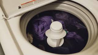 GENERAL ELECTRIC WASHER AND DRYER LAUNDRY TEST [upl. by Harleigh]