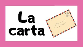 LA CARTA y sus partes ✉️  Video educativo 🤓👩‍🏫 [upl. by Leo177]