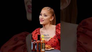 Ariana Grandes reaction to every wing on Hot Ones 🔥 [upl. by Sorazal]