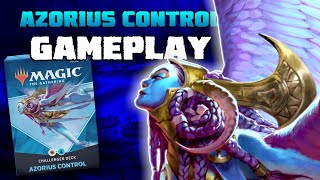 Azorius Control Challenger Deck Gameplay Magic Arena [upl. by Garfield339]