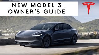 New 2024 Tesla Model 3  Detailed Owners Guide From Tesla [upl. by Anniken]