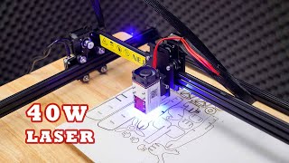 POWERFUL 40W LASER CUTTER  NEJE MAX A40640 Laser Engraver [upl. by Eikin]