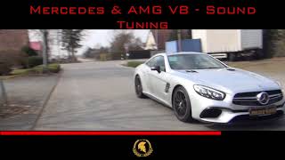 Mercedes AMG V8 Sound I 500  63s Sportauspuff Tuning I E500 I SL63 I CLS I S I G500 by mariani [upl. by Kirre2]