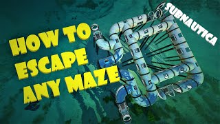 How to ESCAPE any MAZE using algorithms  Subnautica [upl. by Sherill]