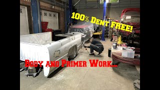 Rebuilding A Wrecked Dodge Ram Cummins 2500 part 4 [upl. by Yrtnej]