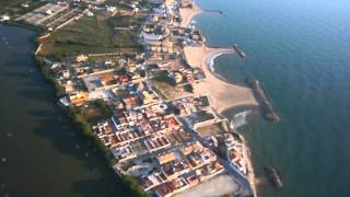 SOBREVOLANDO LA PLAYA DE TAVERNES DE LA VALLDIGNA [upl. by Weasner847]