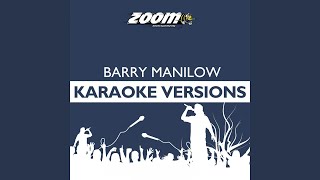 Copacabana At the Copa No Backing Vocals Karaoke Version Originally Performed By Barry [upl. by Jovitta912]