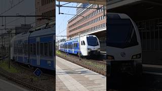 Arriva Flirt komt aan op station Maastricht richting Roermond [upl. by Osnofla463]