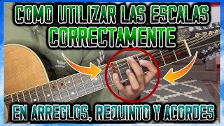 Como utilizar las ESCALAS CORRECTAMENTE para ARREGLOS REQUINTOS Y ACORDES  REQUINTO  TUTORIAL [upl. by Eduino]