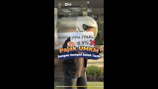 Pajak UMKM Jangan Sampai Salah Tarif [upl. by Aidua]