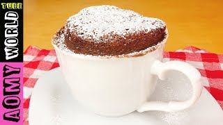 2 Minute Nutella Cake in Microwave  2 Ingredient CAKE  Easy CAKE  FAST CAKE  YUMMY ❤ [upl. by Enajiram707]