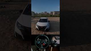 Honda Civic TYPER 20  Forza Horizon 5  Logitech G29 Gameplay shorts honda [upl. by Devin814]