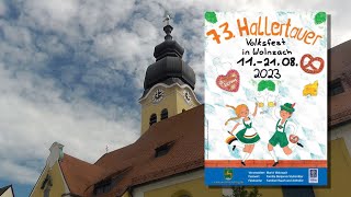 Hallertauer Volksfestauszug Wolnzach 2023 HD [upl. by Molton]