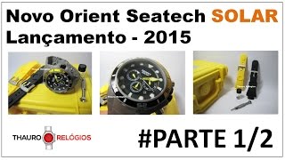 REVIEW Relógio Orient Seatech Solar Titanium  Ref MBTTC014 500m  wwwthaurocombr  Diver [upl. by Hpeseoj979]