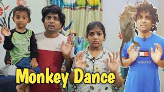 Monkey dance 🐒 🙈  comedy video  funny video  Prabhu Sarala lifestyle [upl. by Junko]