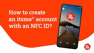 How to install your itsme® account with NFC [upl. by Suivatna]