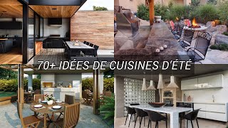 70 idées pour votre cuisine dété  cuisine de jardin 2021 [upl. by Perren631]