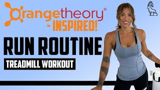 27 MIN Orange Theory Inspired Treadmill Workout [upl. by Lev]