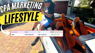 3000 Per Day CPA Affiliate Marketing Lifestyle  Day in the Life [upl. by Ettenuahs]