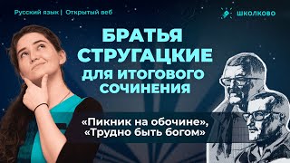 Братья Стругацкие для Итогового сочинения quotПикник на обочинеquot quotТрудно быть богомquot [upl. by Vine226]