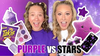 PURPLE 💜🦄🍇 VS STARS ⭐️✨💫 TARGET SHOPPING CHALLENGE [upl. by Funda]