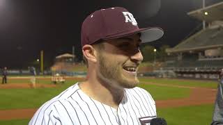 Baseball SFA Postgame  Saenz Blaum Hoehner [upl. by Nyer]