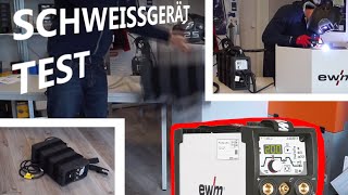 Schweißgerät Test  robuster WIG Inverter Falltest  ewm picotig [upl. by Aiva]