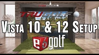 TruGolf Vista 10 amp 12 Installation and Setup Tutorial Part 1 Frame and Skin [upl. by Anawahs808]