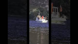 Ullswater Steamer Departing Glenridding shorts ullswater lakedistrict [upl. by Ardnoet607]