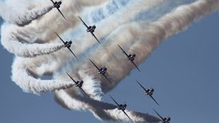 Impressive Air Show  Volkel 2013 Red Arrows F16 F18 Frecce Tricolori   HD [upl. by Swift19]