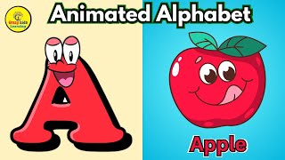 Abcd  Animated Alphabet  Phonics  A for apple B for ball Phonics sounds of alphabets  abcd song [upl. by Ailaham657]