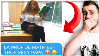 LES PIRES SMS DES PROFS VS ÉLÈVES [upl. by Elyrrad680]