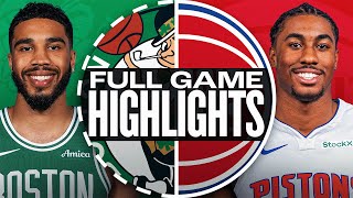 CELTICS at PISTONS  FULL GAME HIGHLIGHTS  October 26 2024 [upl. by Accissej18]